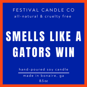 "SMELLS LIKE A WIN" | Scented Soy Candle