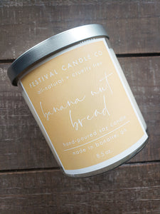 "Banana Nut Bread" Scented Soy Candle